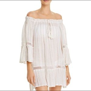 Surf Gypsy striped sequin coverup